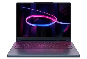 Lenovo Yoga 9i 2-in-1 Aura Edition dalam mode laptop. (Sumber: Lenovo)