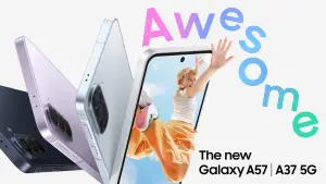 Samsung Galaxy A57 5G dan A37 5G. (Sumber: Samsung)