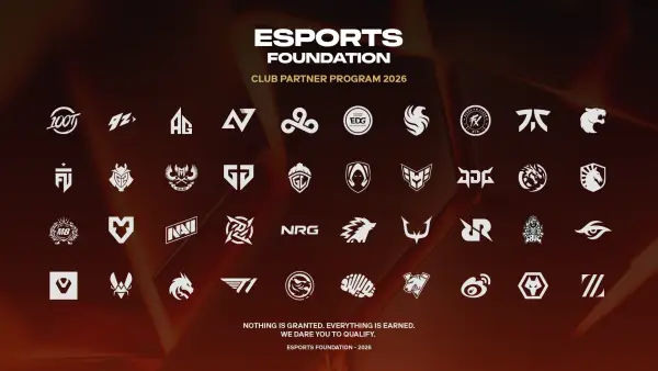 Tim-tim e-sports yang tergabung dalam Esports Foundation Club Partner. (Sumber: istimewa)