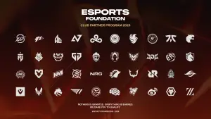 Tim-tim e-sports yang tergabung dalam Esports Foundation Club Partner. (Sumber: istimewa)