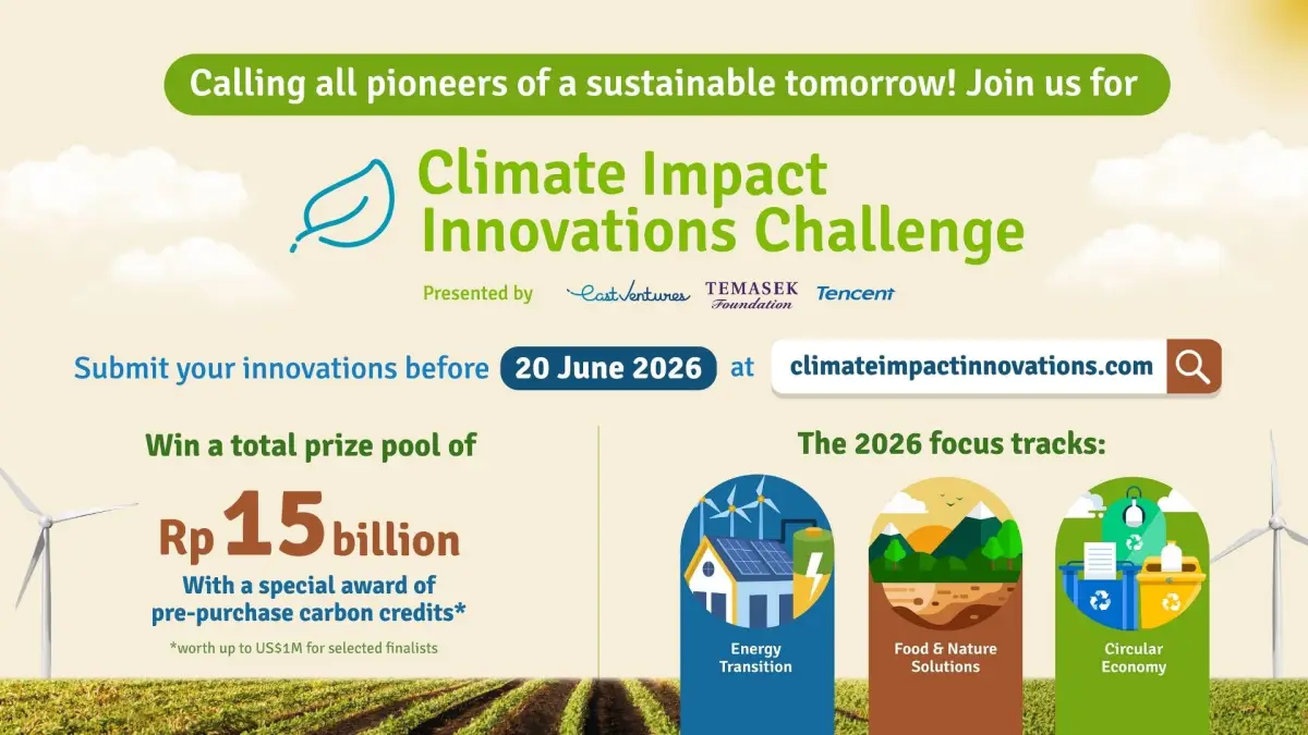 Climate Impact Innovations Challenge (CIIC) 2026. (Sumber: East Ventures)