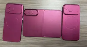 Bocoran desain iPhone Fold (tengah) yang lagi ramai di internet. (Sumber: istimewa)