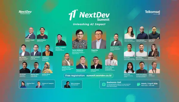 NextDev Summit 2026 Bawa Tema tentang Kecerdasan Buatan yang Punya Dampak