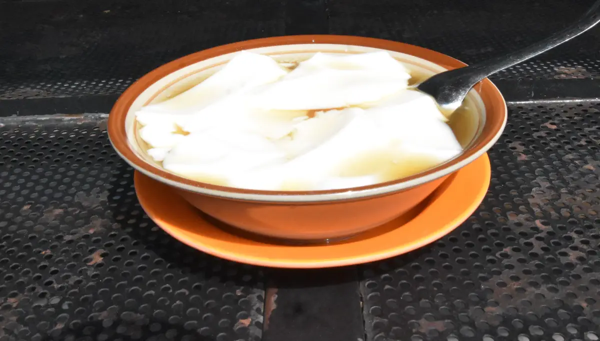 Ilustrasi wedang kembang tahu. (Sumber: istimewa)