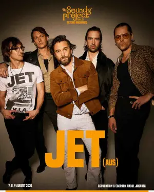 Band lawas asal Australia, Jet, akan menjadi bintang tamu di Sounds Project Vol. 9. (Sumber: istimewa)