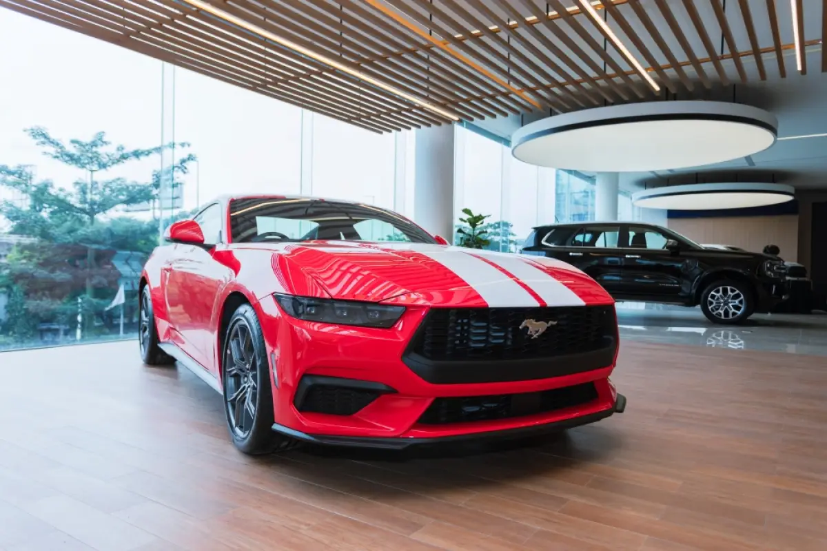 Ford Mustang Ecoboost di Ford Experience Sunter Jakarta. (Sumber: Ford)