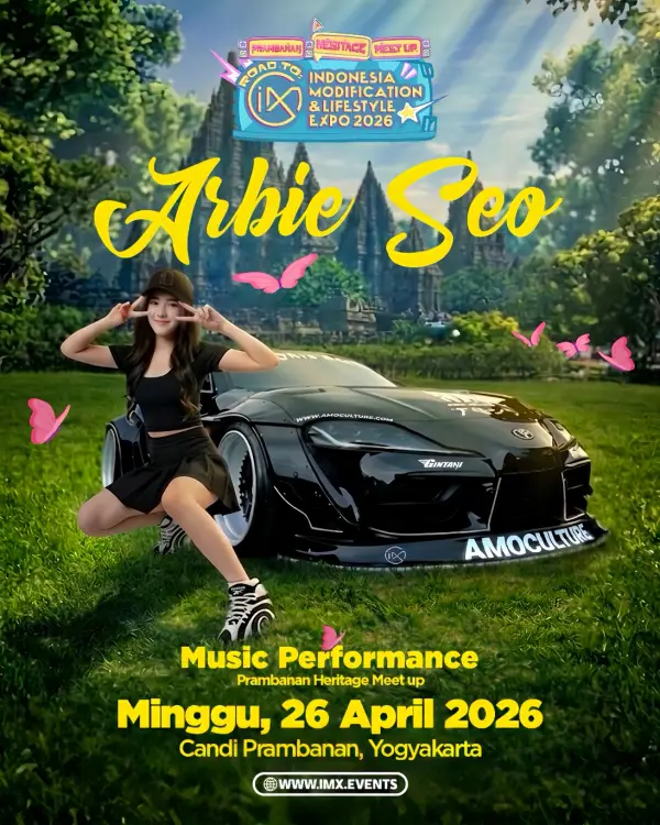 Tiket OTS untuk IMX 2026 Prambanan Masih Tersedia, Dimeriahkan Arbie Seo