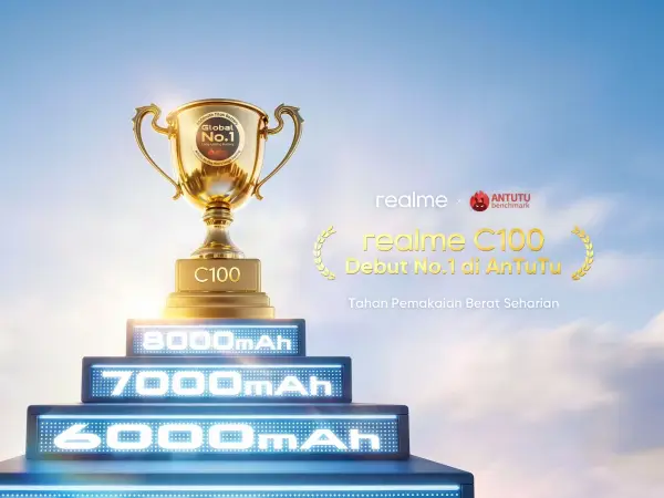 Realme C100 Bawa Baterai Jumbo 8000mAh, Siap Hadir 7 Mei 2026