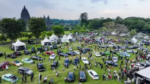 Suasana gelaran IMX 2026 di pelataran Candi Prambanan, Minggu (26/4/2026). (Sumber: istimewa)