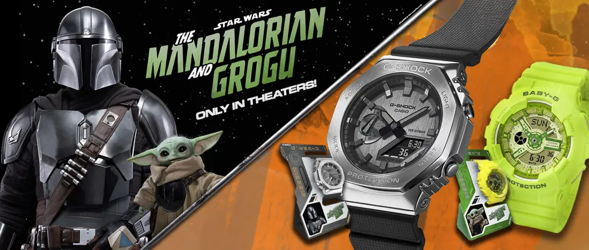G-SHOCK x Star Wars: The Mandalorian and Grogu. (Sumber: Casio)