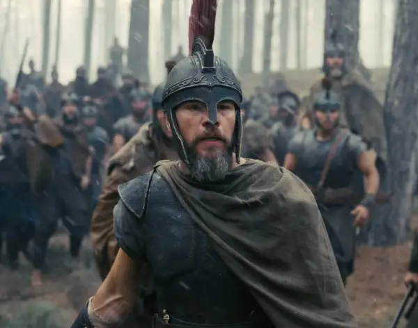 Karakter Odysseus diperankan oleh Matt Damon. (Sumber: Universal Pictures.)