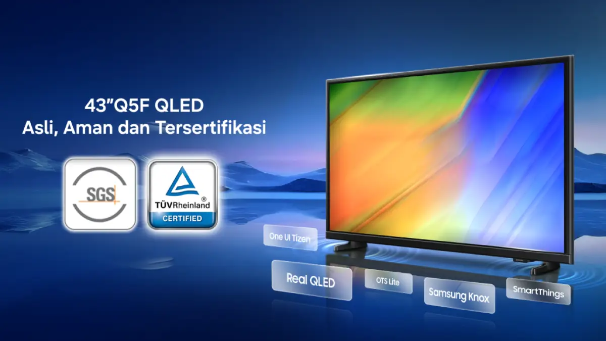 Samsung TV Real QLED. (Sumber: Samsung)