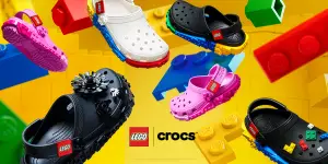 Crocs x Lego. (Sumber: istimewa)