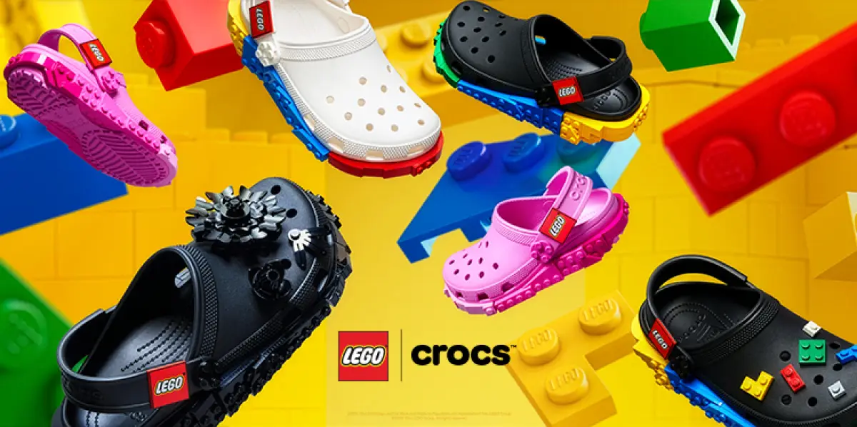 Crocs x Lego. (Sumber: istimewa)