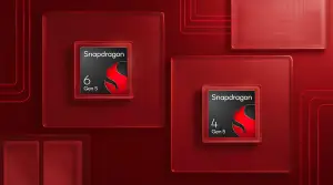 Snapdragon 6 Gen 5 dan Snapdragon 4 Gen 5 (kanan). (Sumber: Qualcomm)