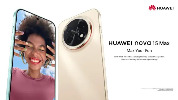 Huawei Nova 15 Max Bawa Kapasitas Baterai Terbesar di Lininya