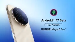 Honor Magic 8 Pro mendukung Android 17 Beta. (Sumber: Honor)