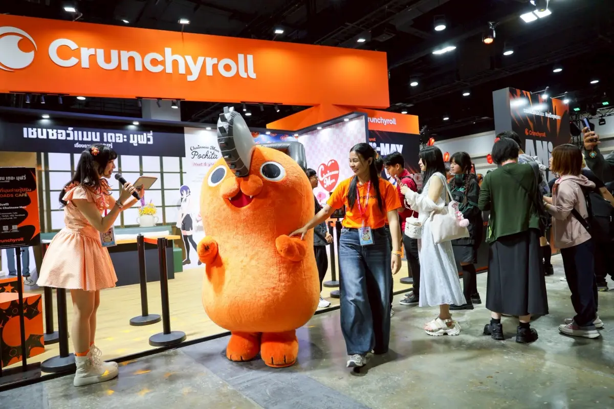 Maskot Chainsaw Man di AFA 2026 Thailand. (Sumber: null)