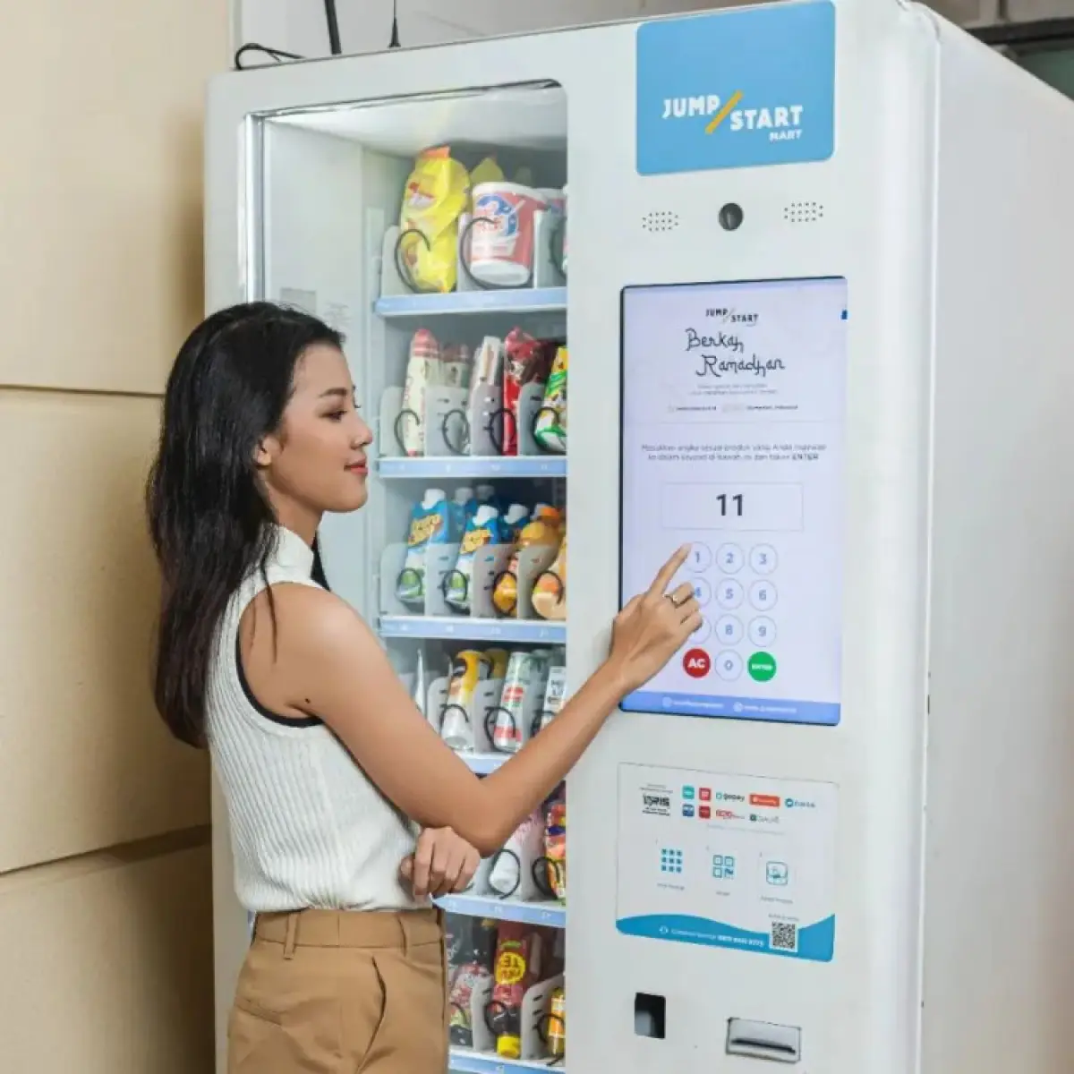 Vending machine milik JumpStart. (Sumber: dok. jumpstart)