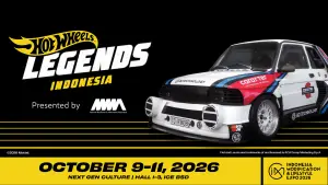 Hot Wheels Legends Tour ke Indonesia. (Sumber: NMAA)