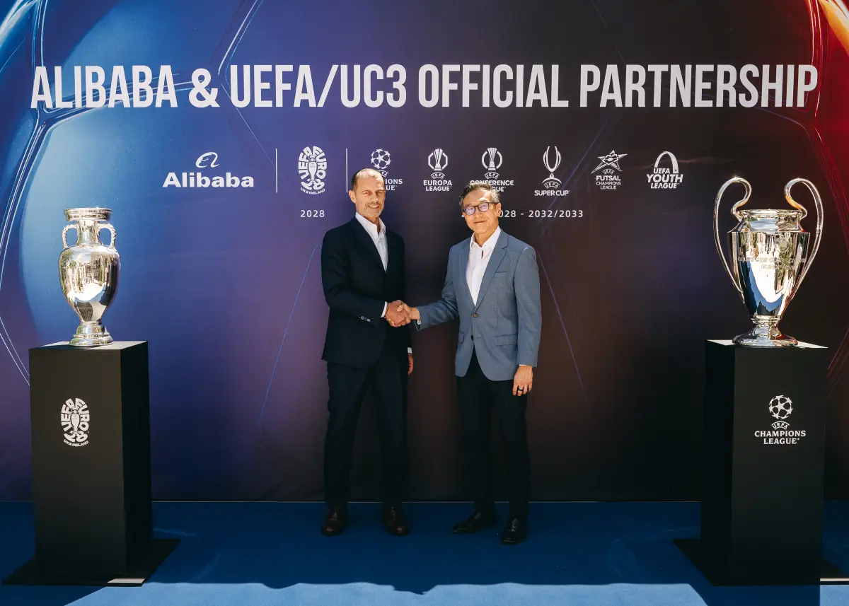 Alibaba Group menjadi sponsor untuk Liga Champions dan Euro 2028 (Sumber: null)