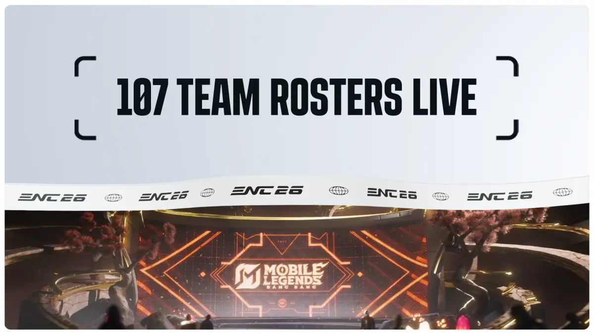 Pengumuman roster tim nasional Indonesia divisi Mobile Legends: Bang Bang di ajang ENC 26. (Sumber: istimewa)