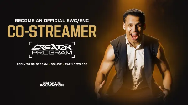 Esports Foundation Resmi Buka Program Kreator untuk Streaming EWC dan ENC 2026