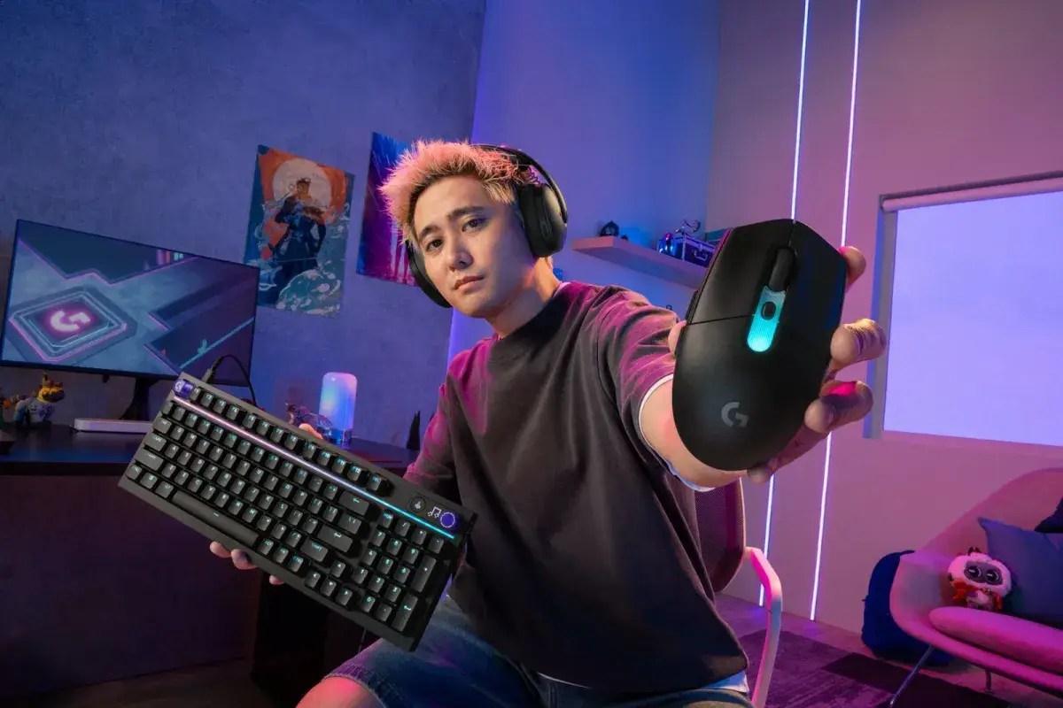 Keyboard gaming dan mouse gaming Logitech G3 Series. (Sumber: logitech)