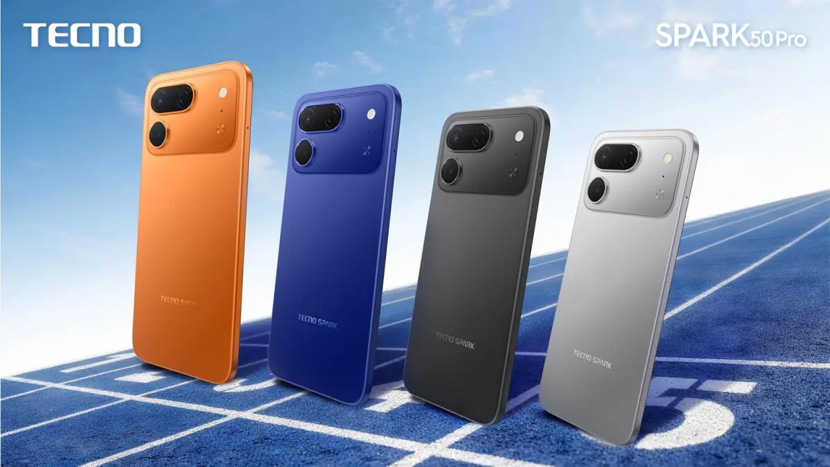 Tecno Spark 50 Pro. (Sumber: dok. tecno)