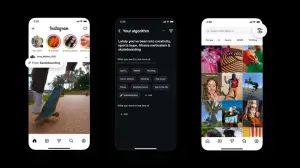 Pengaturan logaritma di feed Instagram. (Sumber: Meta)