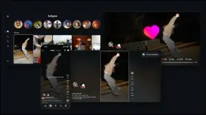 Instagram di Samsung TV. (Sumber: Meta)