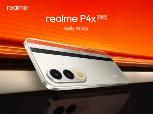 Realme P4x warna Rally White. (Sumber: Realme)