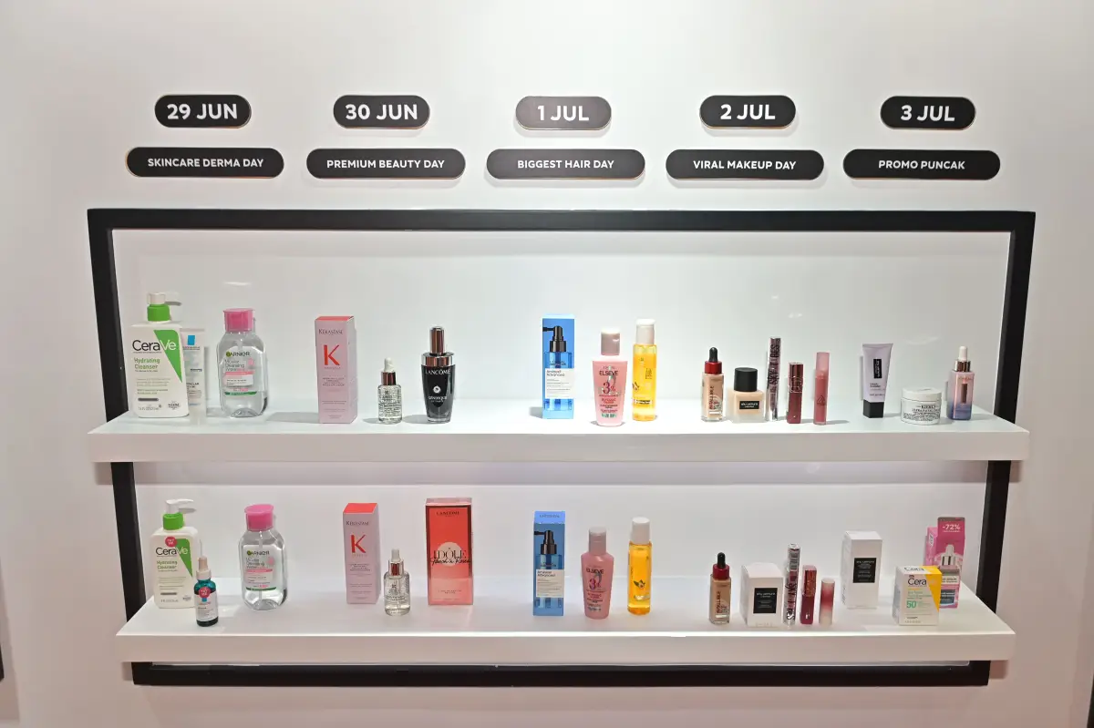 Loreal x Shopee. (Sumber: ist)