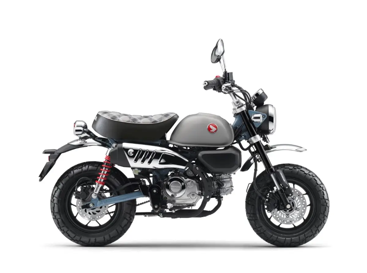 Honda Monkey warna Pearl Cadet Grey. (Sumber: Astra Honda Motor)