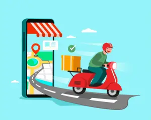 Ilustrasi quick commerce. (Sumber: zorp)