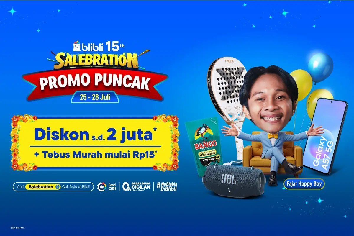 Peak Day Salebration 15 Tahun Blibli. (Sumber: blibli)