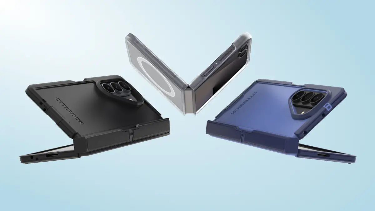 Tiga casing Otterbox untuk Samsung Galaxy Z 8 Series. (Sumber: otterbox)