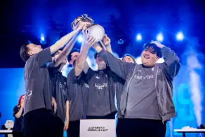Team Spirit angkat piala MSC 2026 di Paris, Prancis. (Sumber: ist)