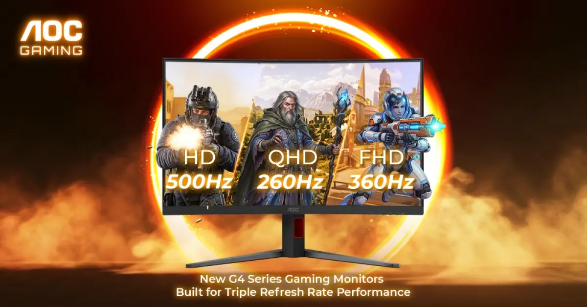 Agon G4 Series. (Sumber: dok. AOC)