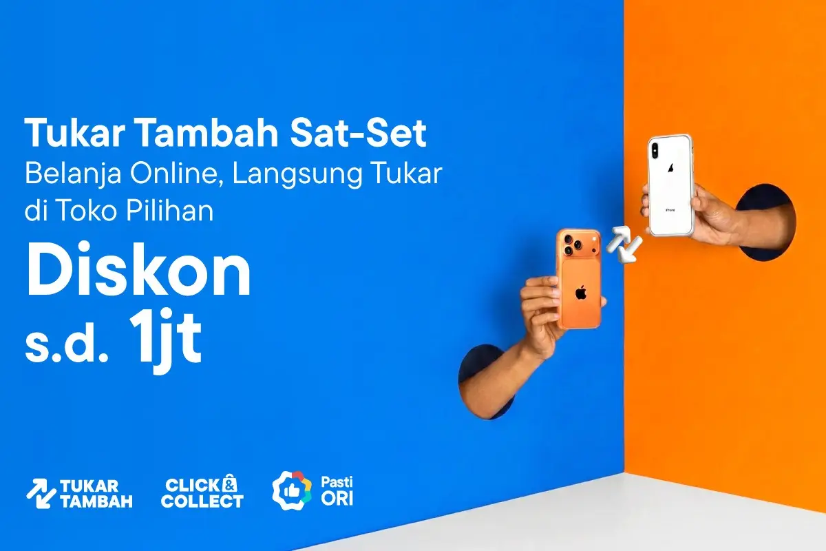Program tukar tambah daring di Blibli. (Sumber: istimewa)