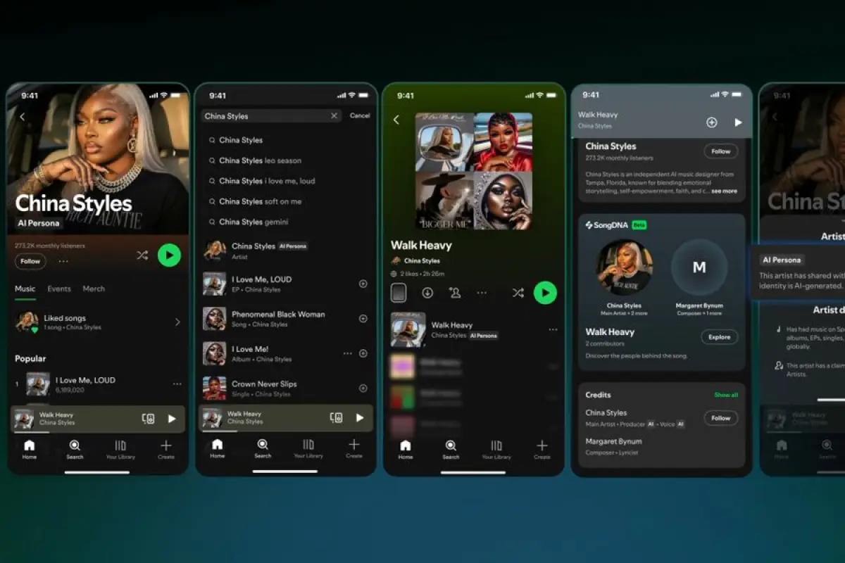 Spotify AI Persona. (Sumber: null)
