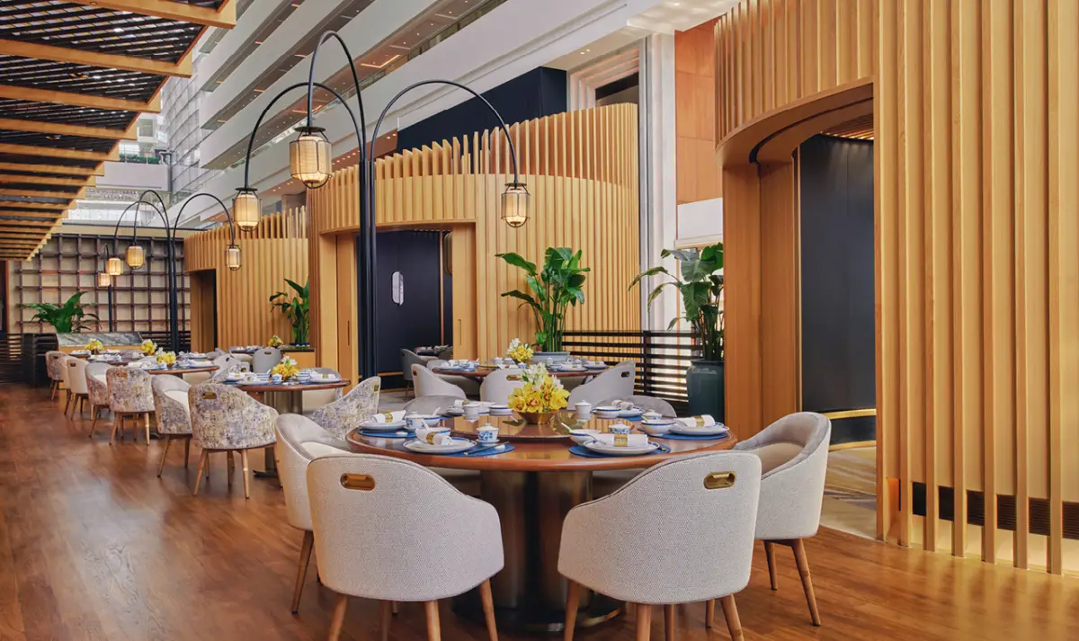 Dining room di Le Ju Xuan. (Sumber: istimewa)