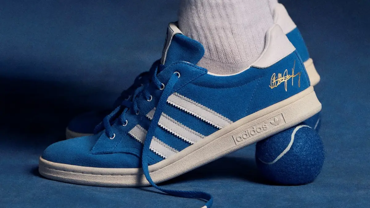 Blue Suede Shoe x Billie Jean King. (Sumber: Adidas)