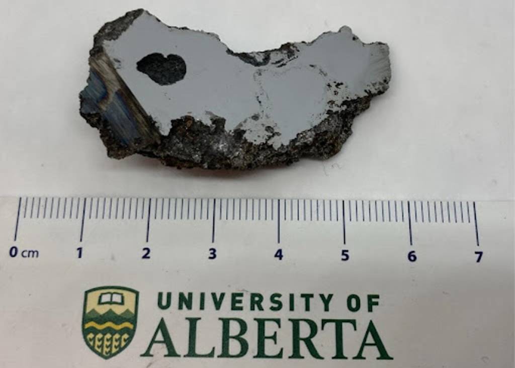 meteorit yang ditemukan di Somalia / University of Alberta Meteorite Collection